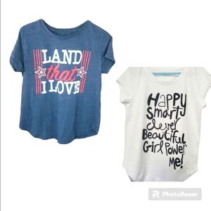 Girls lot of 2 shirts